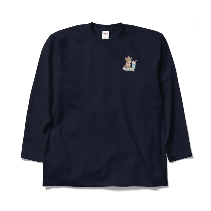 ロングスリーブTシャツ - XL - ネイビー