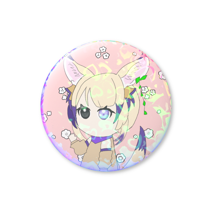 ホログラム缶バッジ - 76mm