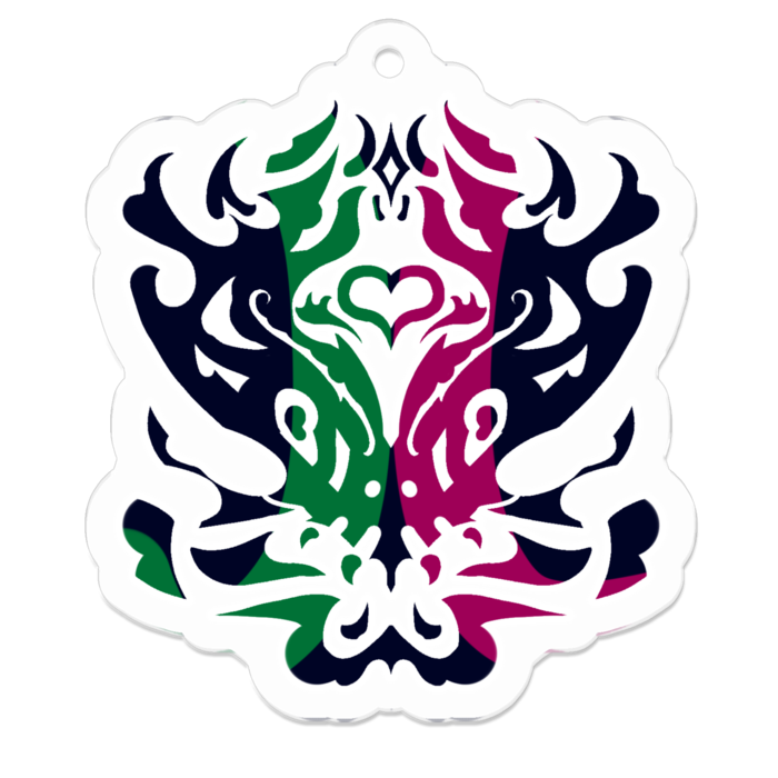 アクリルキーホルダー - 50 x 50 (mm)