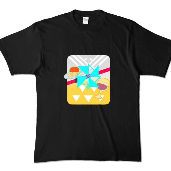 風楽奏斗カラーTシャツ - XL - ブラック (濃色)