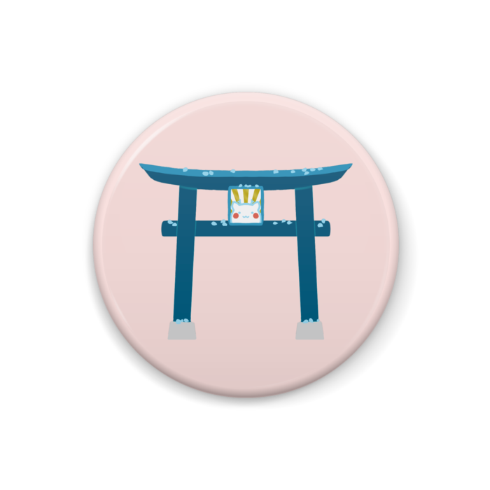 【ぴんく】缶バッジ - 32mm