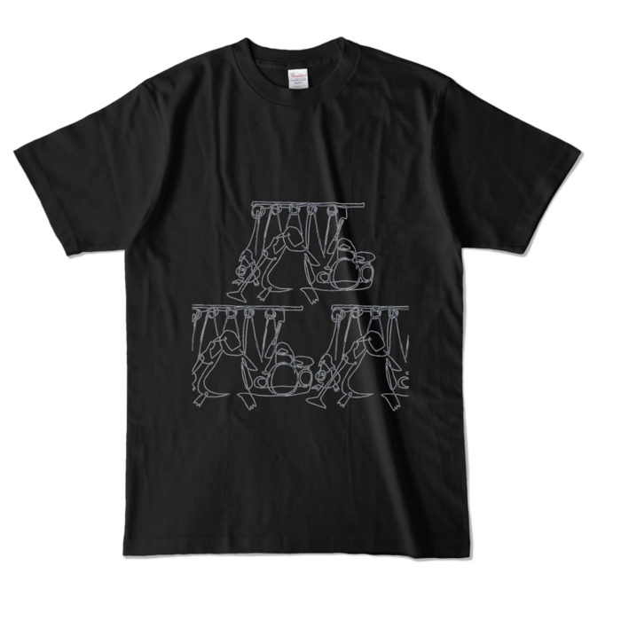 カラーTシャツ - L - ブラック (濃色)