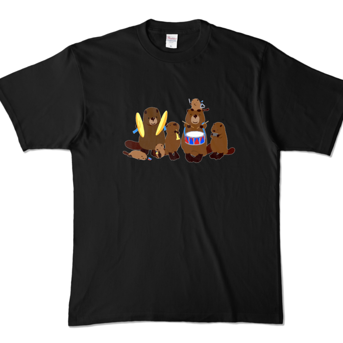 カラーTシャツ - XL - ブラック (濃色)