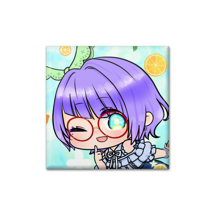 缶バッジ - 四角形40mm