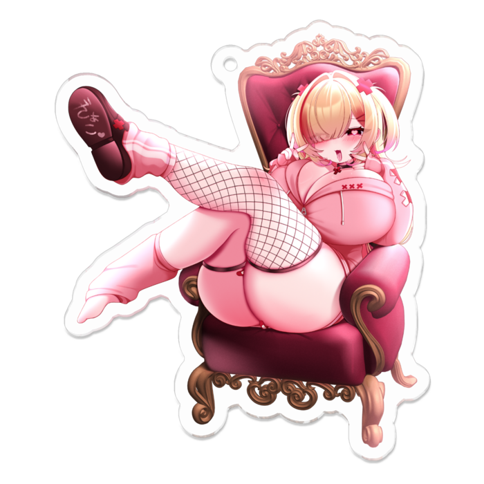 はぐみぃアクリルキーホルダー（はーと目）
