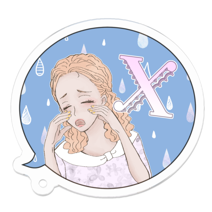 アクリルキーホルダー - 50 x 50 (mm)