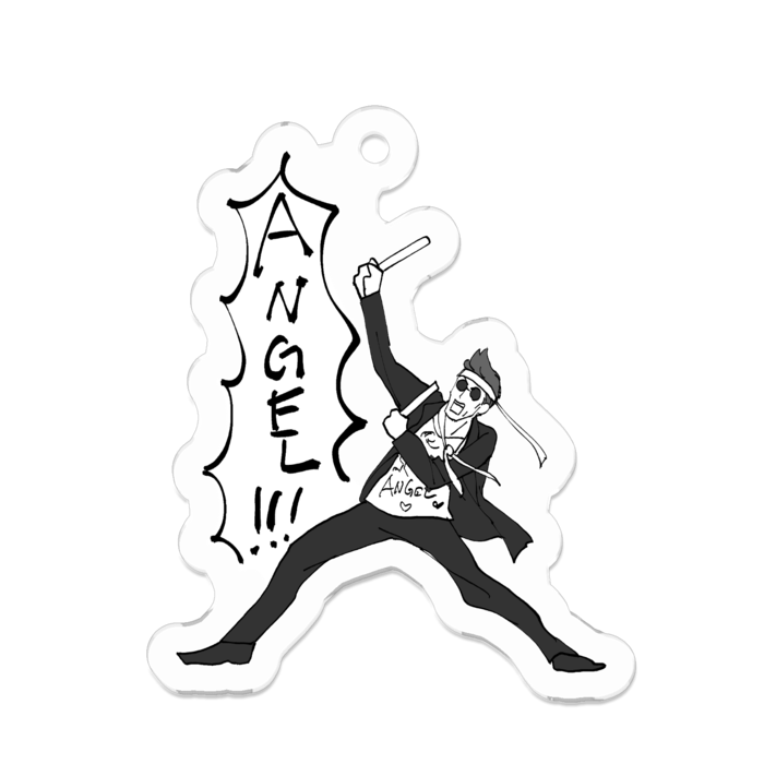 アクリルキーホルダー - 50 x 50 (mm)