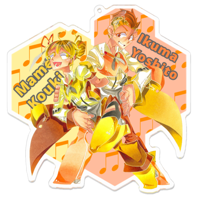 アクリルキーホルダー - 100 x 100 (mm)