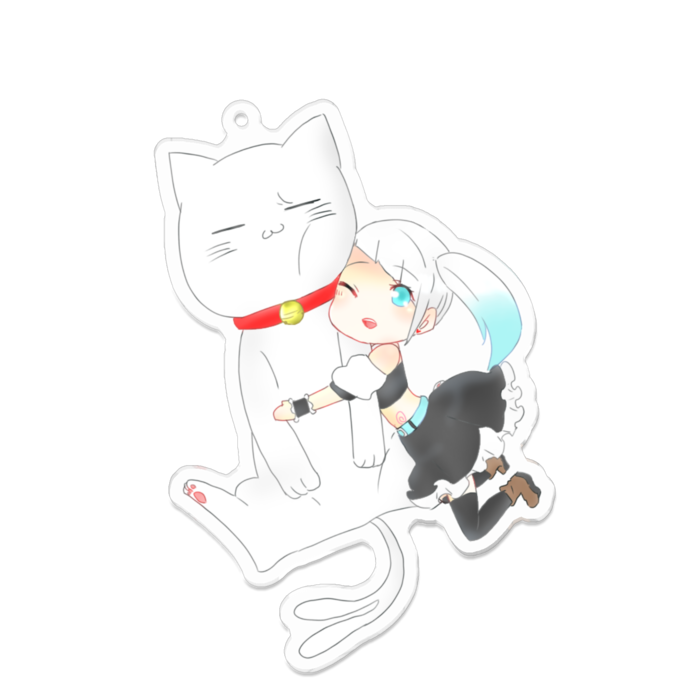 アクリルキーホルダー - 100 x 100 (mm)