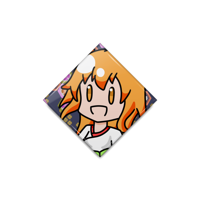 缶バッジ - ひし形40mm