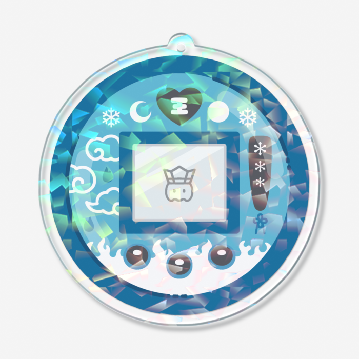 ホログラムアクリルキーホルダー - 70 × 70mm
