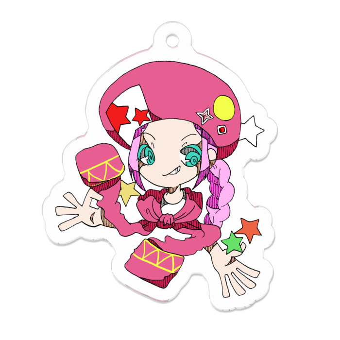 アクリルキーホルダー - 50 x 50 (mm)