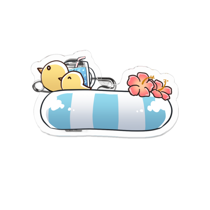 アクリルバッジ - 50 x 50 (mm)