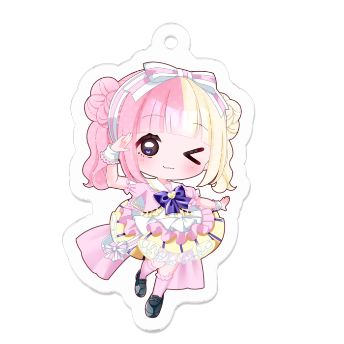 アクリルキーホルダー - 50 x 50 (mm) S