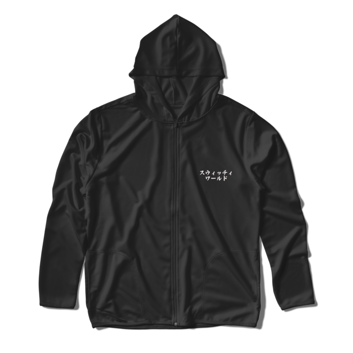 ジップパーカー - L - ブラック