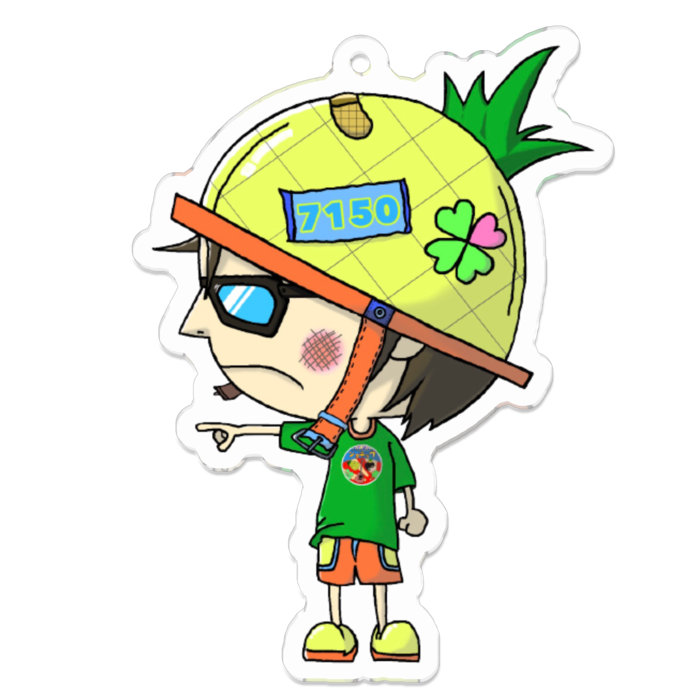 アクリルキーホルダー - 70 x 70 (mm)