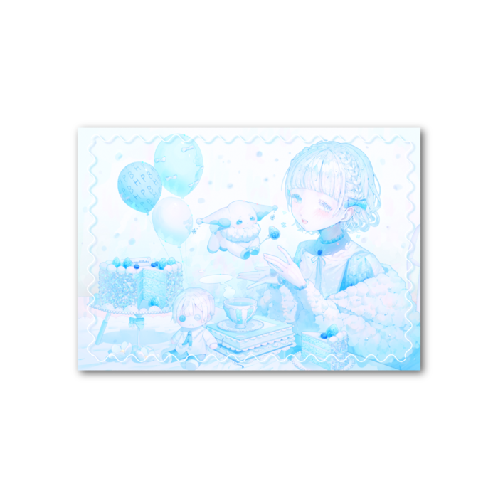 フォト風カード - 横 - 両面