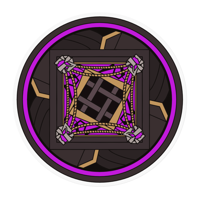 ステッカー - 100 x 100 (mm)