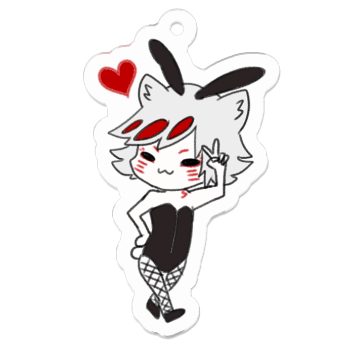 アクリルキーホルダー - 50 x 50 (mm)