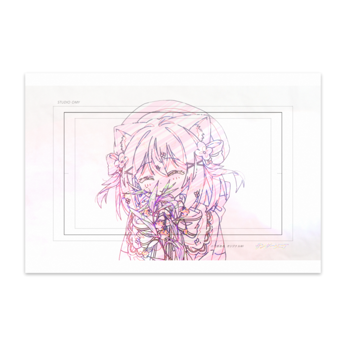 原画風ポストカードE