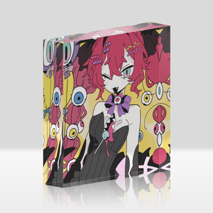 アクリルブロック - 100x100mm