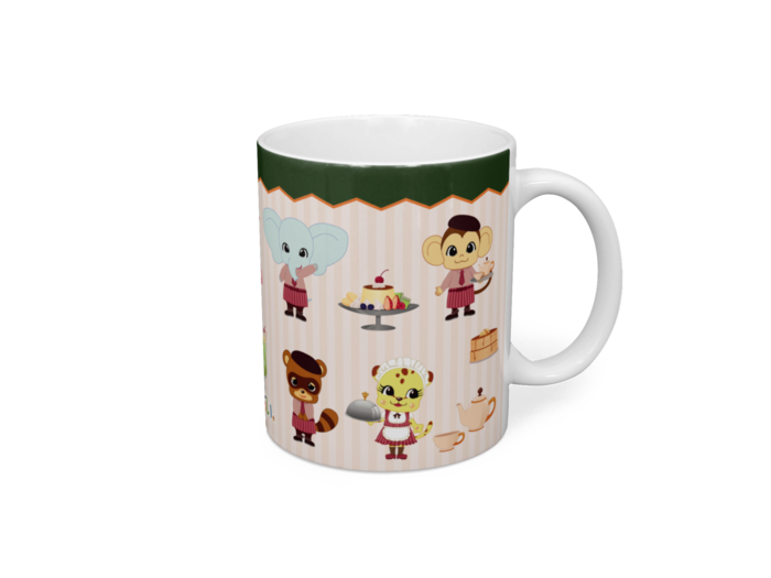 マグカップ - 直径 8 cm / 高さ 9.5 cm