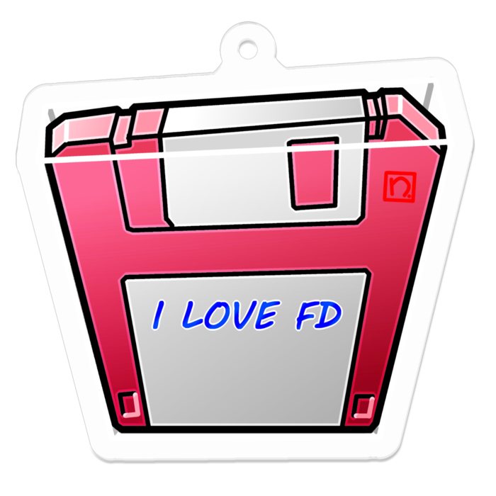 アクリルキーホルダー - 50 x 50 (mm)