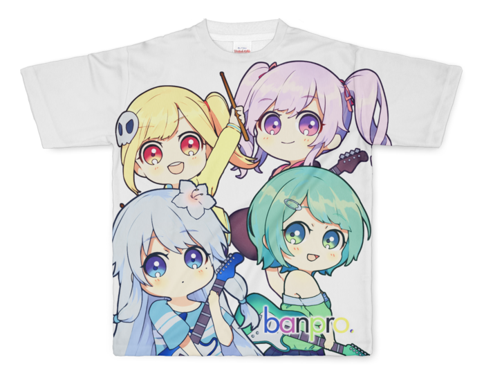 フルグラフィックTシャツ - L - 正面印刷のみ