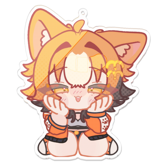 アクリルキーホルダー - 100 x 100 (mm)