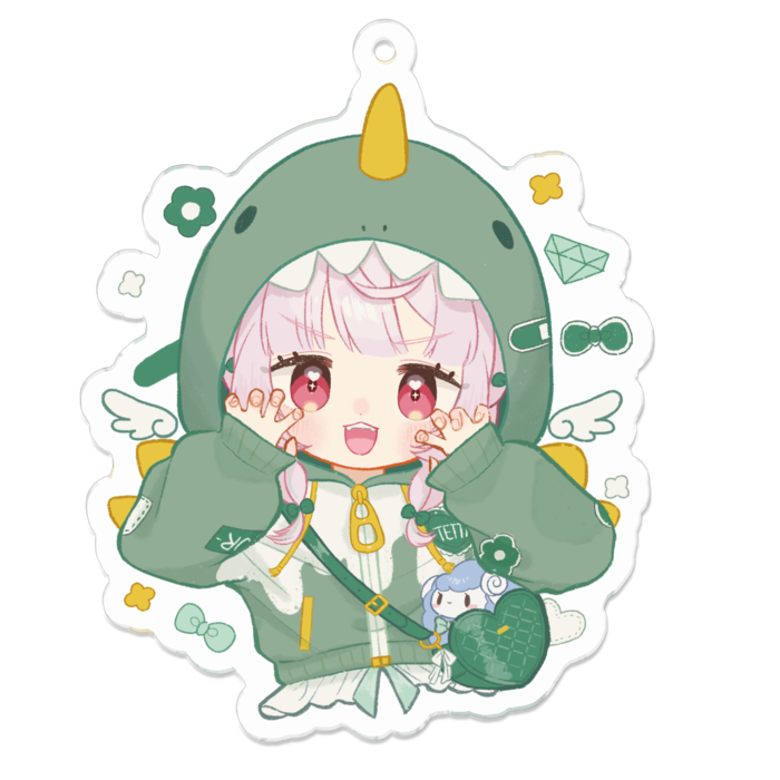 アクリルキーホルダー - 70 x 70 (mm)