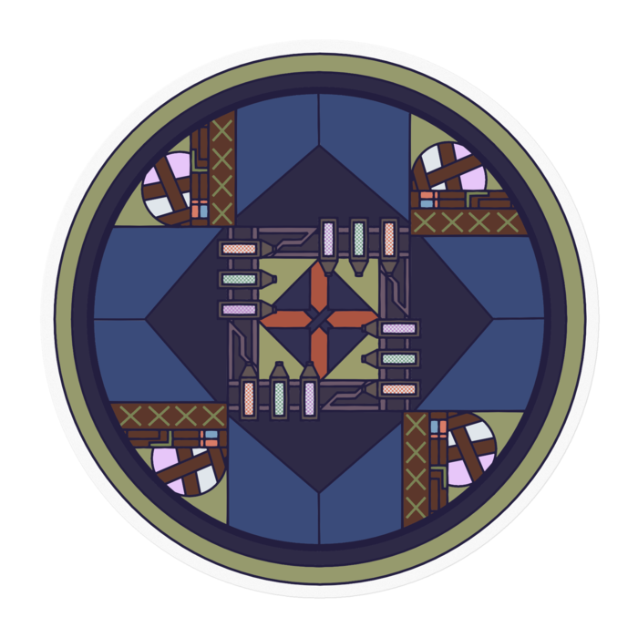 ステッカー - 100 x 100 (mm)
