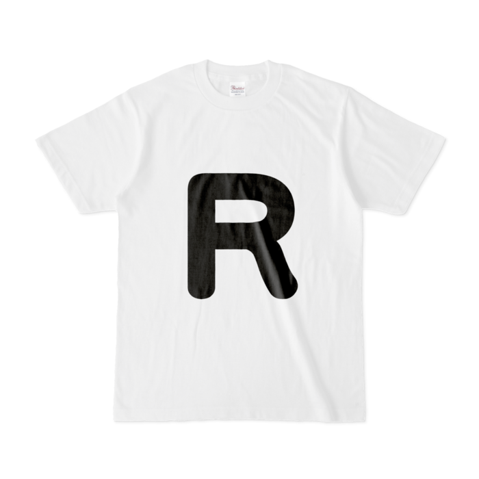「R」(大文字)Tシャツ - S - 白