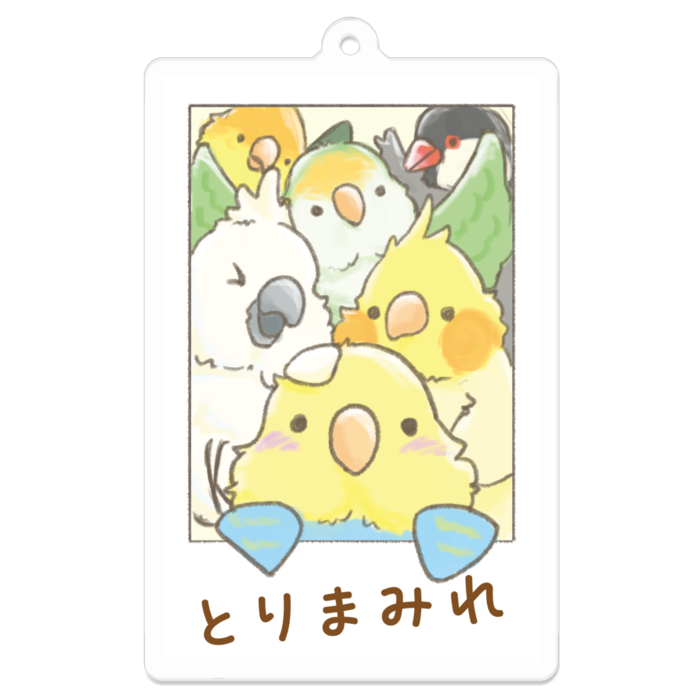 アクリルキーホルダー - 70 x 70 (mm)