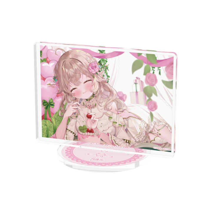 アクリルフィギュア - 70x70mm(にっこり・サイン入)