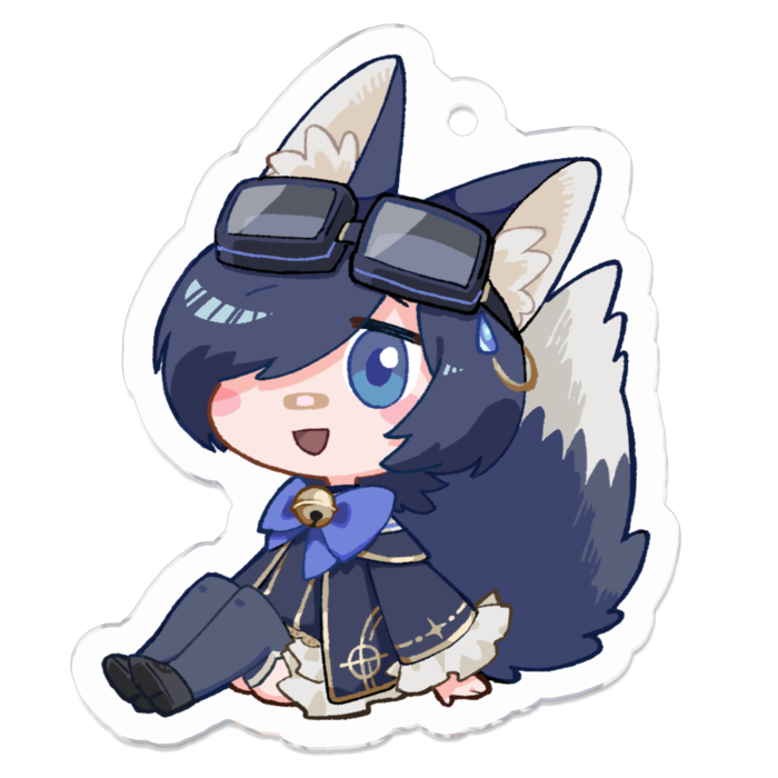 アクリルキーホルダー - 50 x 50 (mm)