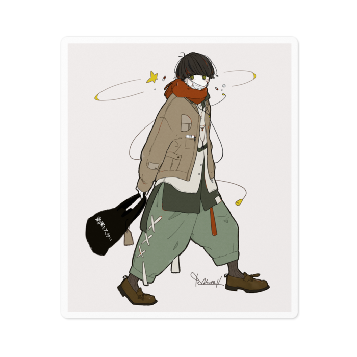 ステッカー - 100 x 100 (mm)