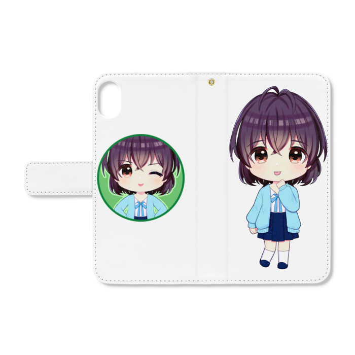 手帳型iPhoneケース - iPhone XR - ストラップ穴 あり