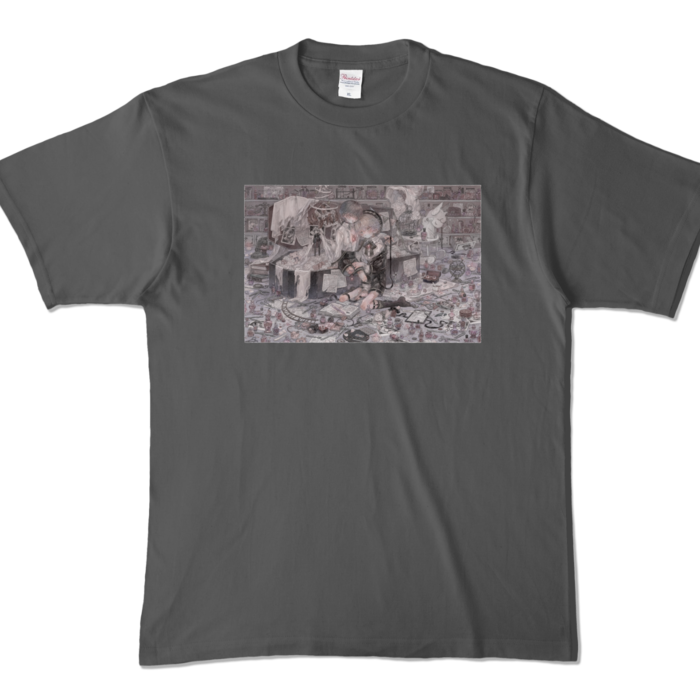 Tシャツ - XL - チャコール (濃色)
