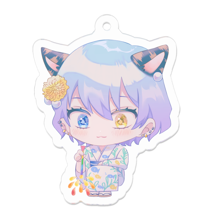 アクリルキーホルダー - 50 x 50 (mm)