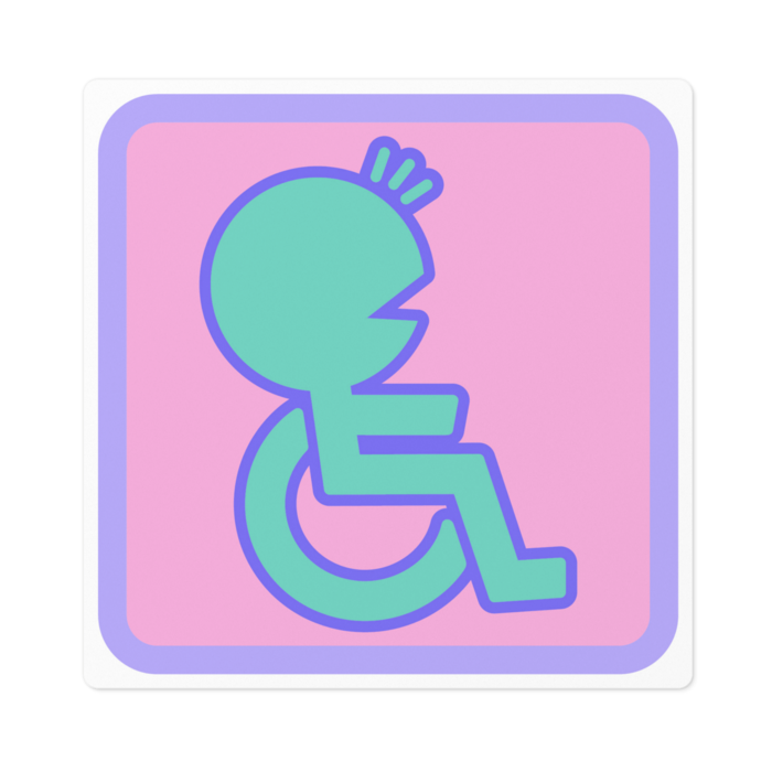 ステッカー - 100 x 100 (mm)