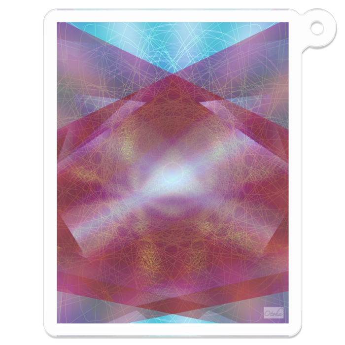 アクリルキーホルダー - 50 x 50 (mm)
