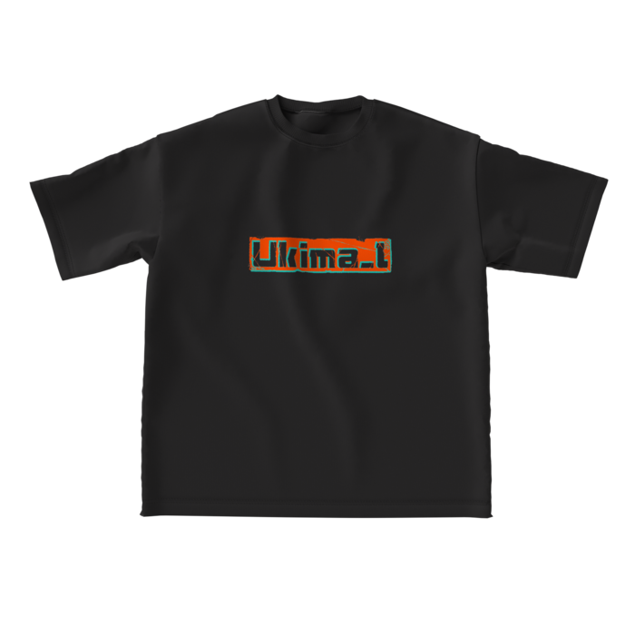 ビッグシルエットTシャツ - L - 両面