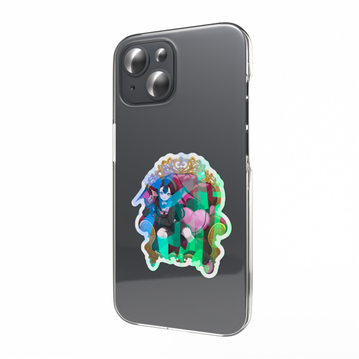 ホログラムスマホステッカー - 縦