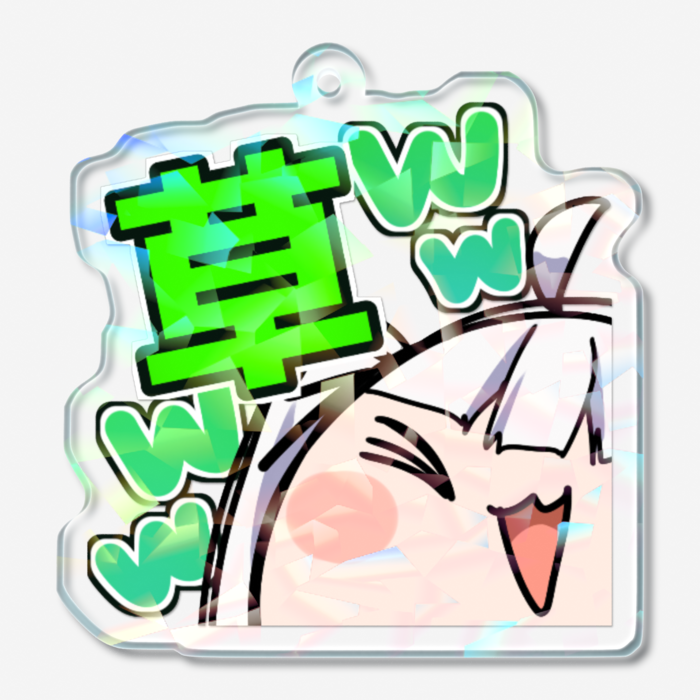 ホログラムアクリルキーホルダー - 50 × 50mm(8)