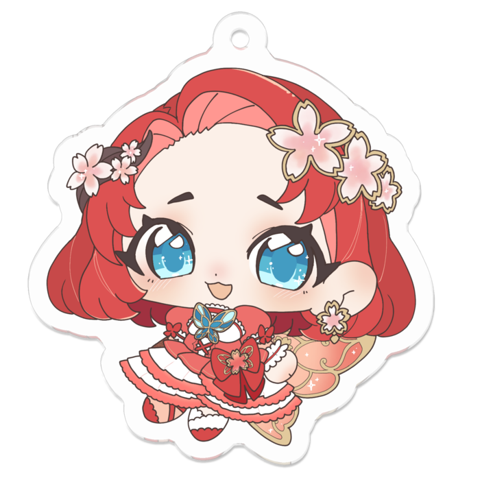 アクリルキーホルダー - 50 x 50 (mm)