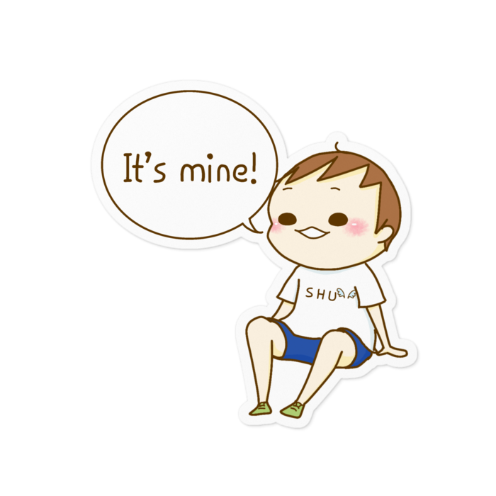 ステッカー - 100 x 100 (mm)