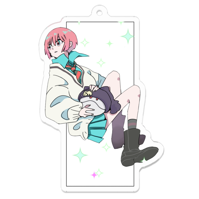 アクリルキーホルダー - 70 x 70 (mm)