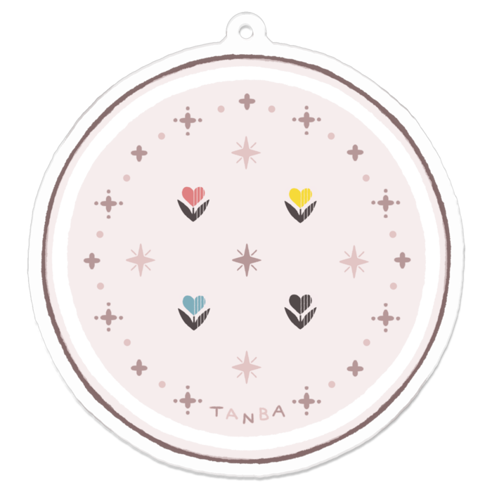 アクリルキーホルダー - 70 x 70 (mm)