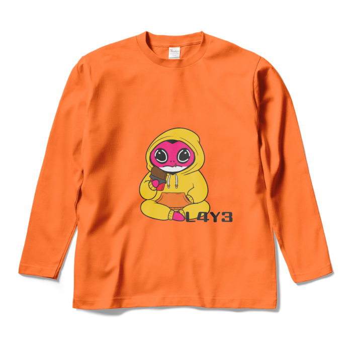 ロングスリーブTシャツ - M - オレンジ