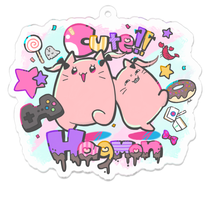 アクリルキーホルダー - 70 x 70 (mm)